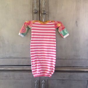 Baby’s Lollypop Brand Knit  Gown  0-3 MO EUC
